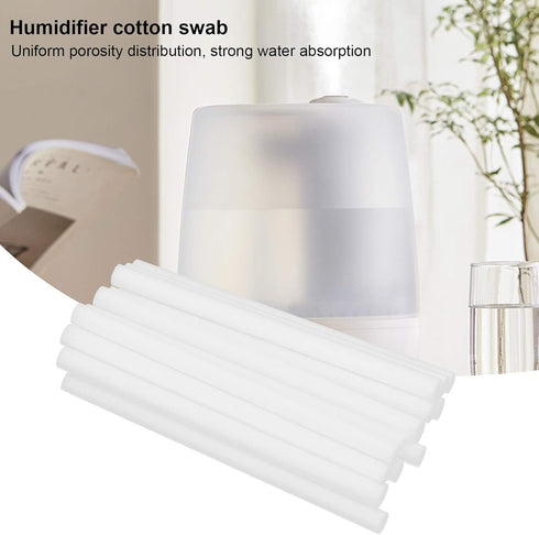 30Pcs Cotton Swab Filter, 5x80mm Humidifier Filter, Humidifier Replacement for Bedroom, Humidifier, Aroma Diffuser, Atomizer...