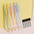 Kaco Mechanical Pencil Set, 5 Pieces Cute Pastel Pencils 0.5mm with 5 Tube HB Lead Refills (5 Pieces - 5 Mixed Color)...