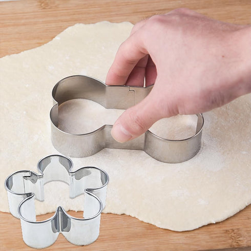 6 PACK Flower Shaped Cookie Cutters Stainless Steel Small Biscuit Cutters Rose Petals Fondant Cutters Mousse Mold for Holiday Birthday Party Pastr...