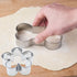 6 PACK Flower Shaped Cookie Cutters Stainless Steel Small Biscuit Cutters Rose Petals Fondant Cutters Mousse Mold for Holiday Birthday Party Pastr...