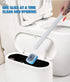 Magic Wand Disposable Toilet Clean Kit | Disposable Toilet Cleaning Brush Set including12 Brush Heads for Bathroom Cleaning, Toilet Wand and Stora...