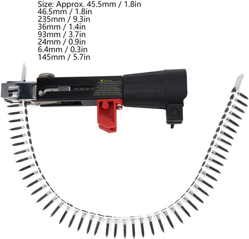 Chain Nail Adapter, Automatic Chain Nail Electric Tacker Woodworking Tool for Wood Board, Ceiling...