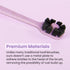 Lindo EcoCare Polishing Toothbrush - Charcoal Infused Bristles & Biodegradable Handle, for Sensitive Gums and Teeth, 12000+ Ultra Fine Charcoal In...