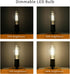 12 PCS ST58 (ST19) LED Edison Bulbs, Dimmable Vintage Antique LED Filament Light Bulbs, 6W Equivalent 60 Watt, Natural White 4000K, 600 Lumens, E2...