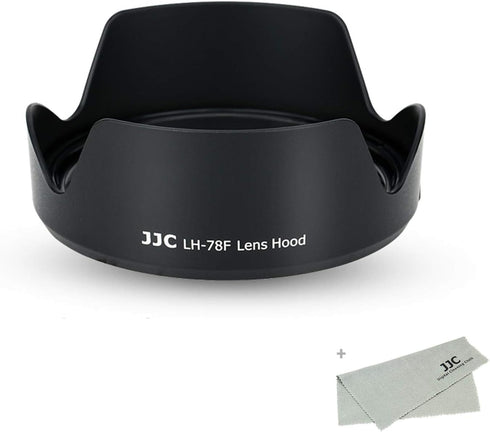 JJC EW-78F Lens Hood Reversible Lens Shade Cover for Canon RF 24-240mm F4-6.3 is USM Lens on EOS R6 R5 Mark II R8 R3 R1 RP R Camera Replace EW-78F...