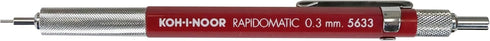 Koh-I-Noor Rapidomatic Mechanical Pencil, 3mm lead, Red, 1 Each (5633)...