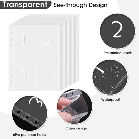 QINGHEJI 100 Envelopes Money Saving Challenge, Savings Challenges Book with Envelopes & Challenge Tracker, Motivational Process to Save $5050, 100...