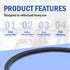 1/2" × 40"Snow Thrower Auger Belt 26-9670 Fits for Toro 26-9670 Snow Blower v Belt (1/2" × 40")...