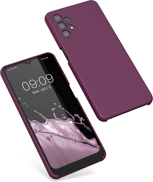 kwmobile Case Compatible with Samsung Galaxy A32 5G Case - TPU Silicone Phone Cover with Soft Finish - Bordeaux Violet...