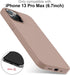 DEENAKIN Compatible with iPhone 13 Pro Max Case with Screen Protector,Soft Flexible Silicone Gel Rubber Bumper Cover,Slim Fit Shockproof Protectiv...
