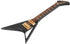Pssopp Wooden Miniature Electric Guitar Mini Black Musical Instrument Miniature Dollhouse Guitar Model with Stand and Case for Dollhouse Decoratio...