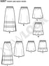 Simplicity Creative Patterns New Look 6287 Misses' Pull On Skirt in Four Lengths, A (10-12-14-16-18-20-22)...