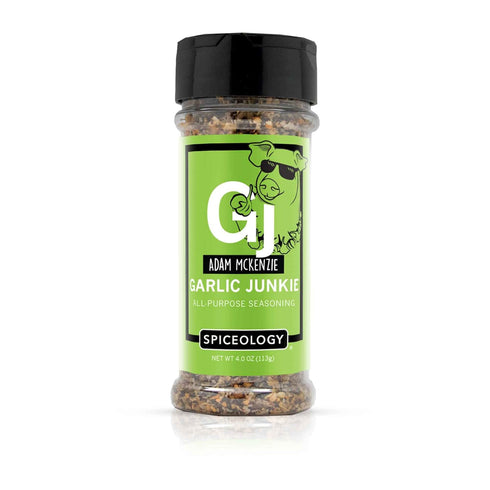 Spiceology & Adam McKenzie - Garlic Junkie - All-Purpose Seasoning, BBQ Rubs and Spice Blends - Use On: Beef Brisket, Corned Beef, Steak Pork, Chi...