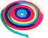 Gymnastics Art Rope, 2.8m/110inch Nylon Rainbow Color Rhythmic Gymnastics Rope Solid Competition Arts Training Rope Gymnastic Skipping Rope for Ex...