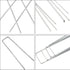 12 Pack Garden Stakes Landscape Staples, 5 inch U-Shaped Tent Stakes 11 Gauge Galvanized SOD Pins Lawn Stakes for Weed Barrier Fabric Securing, Fe...