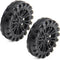 MroMax 30x8mm RC Cars Wheels, 2Packs Black Toys Wheels, 2mm Dia Shaft Plastic Model Wheels for DIY Toy, RC Car, Truck, Boat and Helicopter Model P...