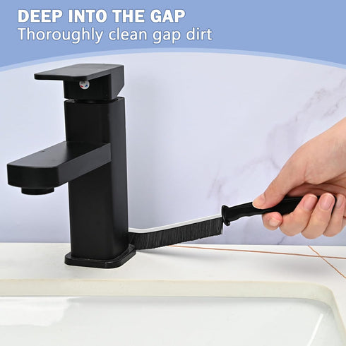 Crevice Cleaning Brush Hard Bristle Gap Cleaning Brush Window Groove Brush Clean the Narrow Corners Crevice Cleaning Tools for Kitchen Home Bathro...