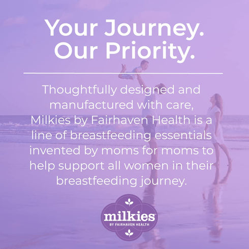 Fairhaven Health Milkies Breast Milk Storage Bags, 50 Count, Presterilized and BPA Free, No Leak and No Break, Easy to use, Freeze up to 6 Ounces...