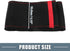 Car Hand Sewn DIY Steering Wheel Cover Breathable Comfortable 38cm Stitch on Wrap Cover Suede Red Black Stitches Red...