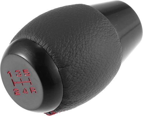 X AUTOHAUX 5 Speed Manual Gear Stick Shift Knob Transmission with Dust Cover Gear Lever Stick Shifter Handle for Honda Civic 1992-1995 Black...
