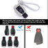PGONE Car Key Fob Key Cover Key Chain Lady key ring with Bling Diamond crystals For Mercedes-Benz C E Class 2/3-button...