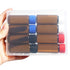 8 Pcs 20ml Glass Vials with Screw Caps, 4 Colors Caps, Amber Glass Vials, Leak-Proof Glass Bottle...