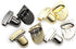 8 Sets Tuck Lock Clasp Catch Purse Buckle Fasteners Wallet Buckle Purse Metal Clasp Locks for DIY Craft Bag Leather Handbags Making (4 Colors)...