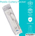 Plastic Utensils Individually Wrapped, Plastic Cutlery Packets, Spoons And Forks Set Disposable With Napkin Salt Pepper, 25 Pack...
