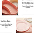Silicone Suction Plate for Baby, Bibs, Spoon, Fork, Baby Eating Essentials, Toddler plate and Utensils Set(Silicone Baby Feeding Set - Mushroom - ...