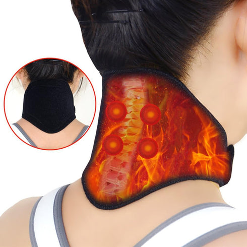 Adjustable Neck Heating Pad for Pain Relief Neck Support Brace Neck Relaxer Soft Cervical Collar Physical Therapy Neck Brace Neck Warmer Winter Ne...