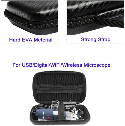 Ninyoon Original USB Microscope Carrying Case Bag for Ninyoon WiFi & USB Digital Microscope, Also Compatible with Other Brands Handheld Microscope...