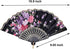 8 PCS Floral Hand Fans, Spanish Folding Hand Fan, Flower Dancing Fans,Summer Handheld Folding Fans Party Favors for Girls Women (8 Pack, Flower Pa...
