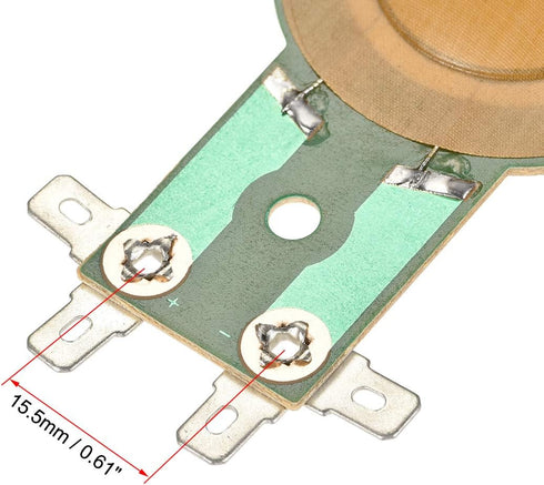 uxcell 25.5mm Tweeter Voice Coil Speaker Resin Membrane Drive Head 8 Ohm...