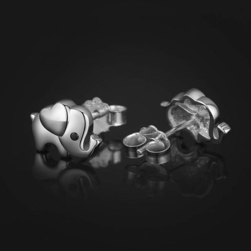 925 Sterling Silver Stud Earrings Hypoallergenic Women Elephant Earring for Sensitive Ears Christmas Jewelry Gifts Stocking Stuffers...