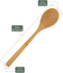 BambooMN 8" Reusable Solid Bamboo Deluxe Dinner Spoon - Dining Flatware - Kitchen Utensils - 10 pcs...