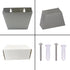Silver Bottle Cap Catcher Wall Mounted Beer Bottle Top Bucket Stainless Steel 5"...