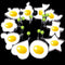 Fried Egg Mold Ring Set of 10 - Stainless Steel Non-Stick Egg Shaper Ring...