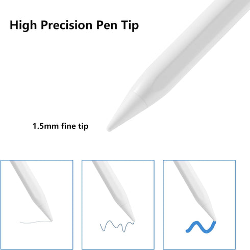 Stylus Pen for iPad 10th 9th 8th 7th 6th Generation, iPad Pro 12.9 11 inch, iPad Air 5th 4th 3rd Gen, iPad Mini 6 5, Apple Pencil 1st & 2nd Gen Al...