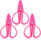 3 Pieces Mini Scissor Travel Scissors Tiny Small Scissors Portable Snips Scissors for Sewing Craft Scissors with Cover for Women Girls Embroidery ...