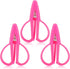 3 Pieces Mini Scissor Travel Scissors Tiny Small Scissors Portable Snips Scissors for Sewing Craft Scissors with Cover for Women Girls Embroidery ...