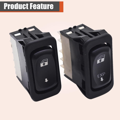 labwork Left Driver and Right Passenger Side Window Control Switch Replacement for Columbia Century 2001-2011 A0630769027 A0630769008...