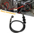 Mtsooning Motorcycle Brake Hydraulic Line, 60cm/23.6inch Braided Clutch Oil Pipe, Stainless Brake Hose Replacement for ATV Motorbike Pit Dirt Bike...