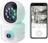Security Camera, 1080p high-Definition Indoor Camera, 360 °Home Safety pet Camera, with Motion Tracking, Mobile Application, Two-Way Audio, Infrar...