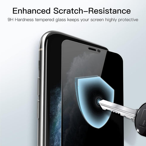 JETech Privacy Full Coverage Screen Protector for iPhone 11 Pro/X/XS 5.8-Inch, Anti-Spy Tempered Glass Film, Edge to Edge Protection Case-Friendly...