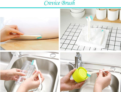 5Pcs Household Cleaning Brushes,Precision Cleaning Brush Kit/Cleaning Tools, for Corner Stain Dirt Clean Brush,Deep Detail Crevice Cleaner Brush S...