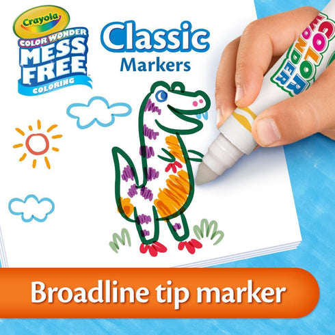 Crayola Color Wonder Marker Set, 20 Mess Free Broad Line Markers for Kids & Toddlers 3+...