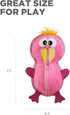 Outward Hound Xtreme Seamz Flamingo Squeaky Durable Dog Toy...