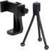 Alphx Universal Smartphone Tripod Cell Phone Holder Mount Adapter Set, Fits iPhone, Samsung, and All Phones, Rotates Vertical and Horizontal with ...