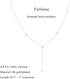 Lariat Necklace for Women, Dainty Layered Gold Long Necklaces 14k Gold Plated Beaded Bar CZ Drop Necklace Simple Gold Y Choker Necklaces for Women...
