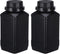 PATIKIL 2 Pcs 1000ml Reagent Bottles, HDPE Wide Mouth Square Bottles with Screw Cap for Lab Water Reagent Liquids Solid Sample Storage Seal, Black...